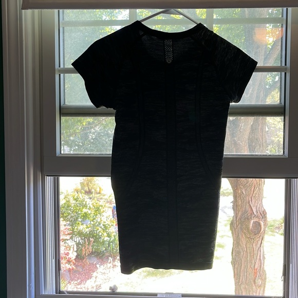 Lululemon Swiftly Tech Short Sleeve Crew T Shirt Heathered Camo Gray Black 4 - Picture 7 of 7